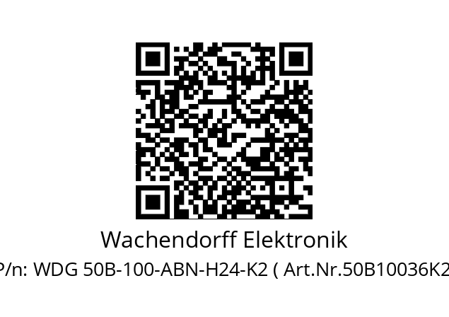   Wachendorff Elektronik WDG 50B-100-ABN-H24-K2 ( Art.Nr.50B10036K2)