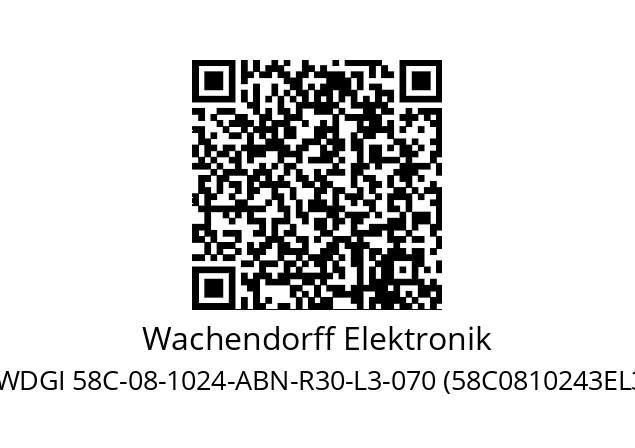   Wachendorff Elektronik WDGI 58C-08-1024-ABN-R30-L3-070 (58C0810243EL3070)