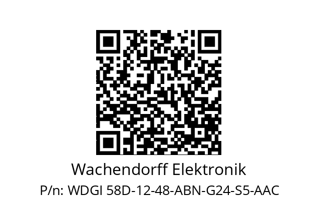   Wachendorff Elektronik WDGI 58D-12-48-ABN-G24-S5-AAC