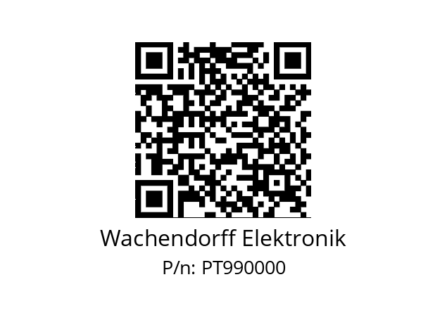   Wachendorff Elektronik PT990000