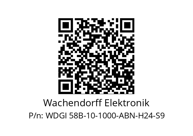   Wachendorff Elektronik WDGI 58B-10-1000-ABN-H24-S9