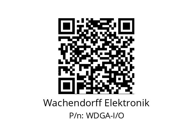   Wachendorff Elektronik WDGA-I/O