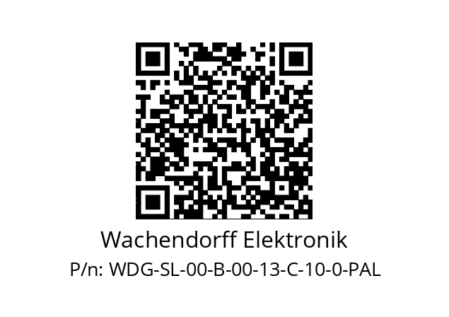   Wachendorff Elektronik WDG-SL-00-B-00-13-C-10-0-PAL