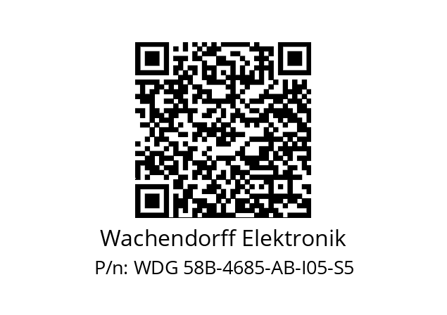   Wachendorff Elektronik WDG 58B-4685-AB-I05-S5