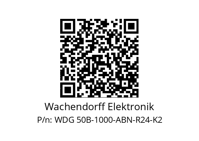   Wachendorff Elektronik WDG 50B-1000-ABN-R24-K2