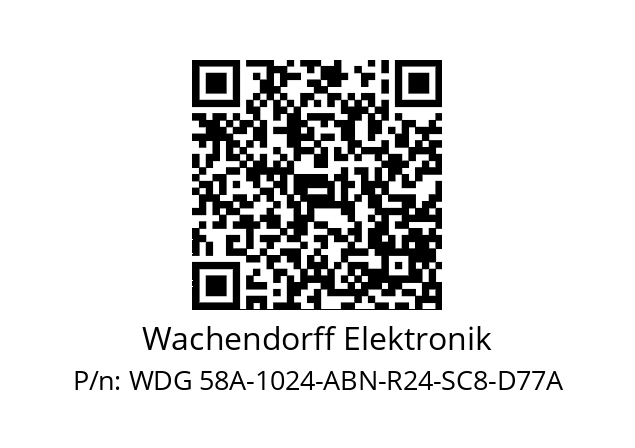   Wachendorff Elektronik WDG 58A-1024-ABN-R24-SC8-D77A