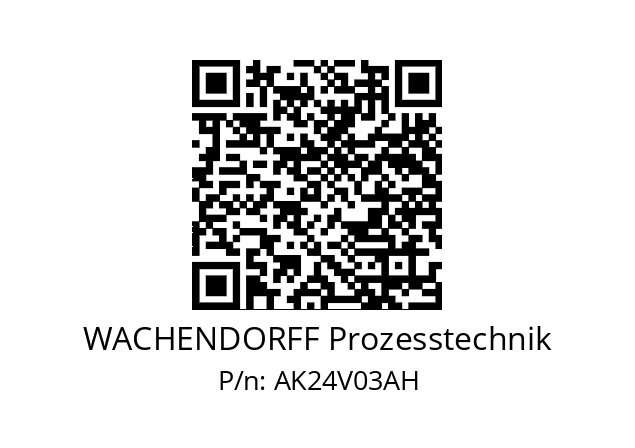   WACHENDORFF Prozesstechnik AK24V03AH