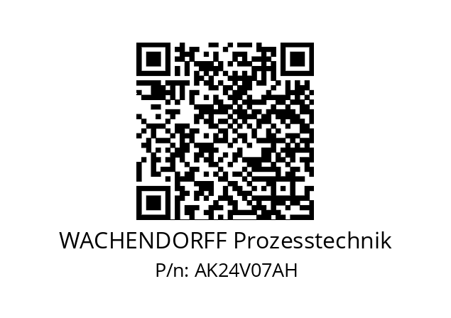   WACHENDORFF Prozesstechnik AK24V07AH