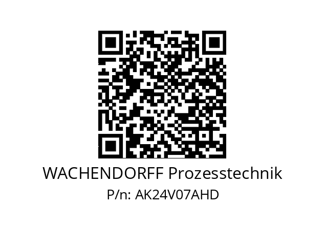   WACHENDORFF Prozesstechnik AK24V07AHD