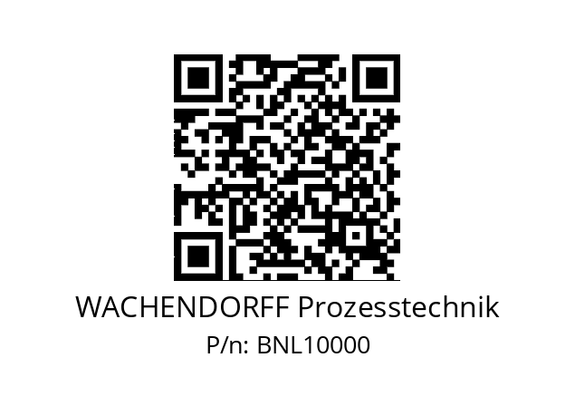   WACHENDORFF Prozesstechnik BNL10000