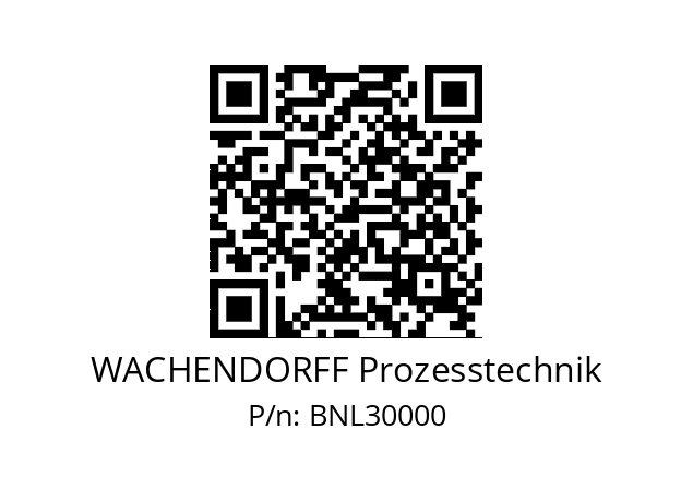   WACHENDORFF Prozesstechnik BNL30000