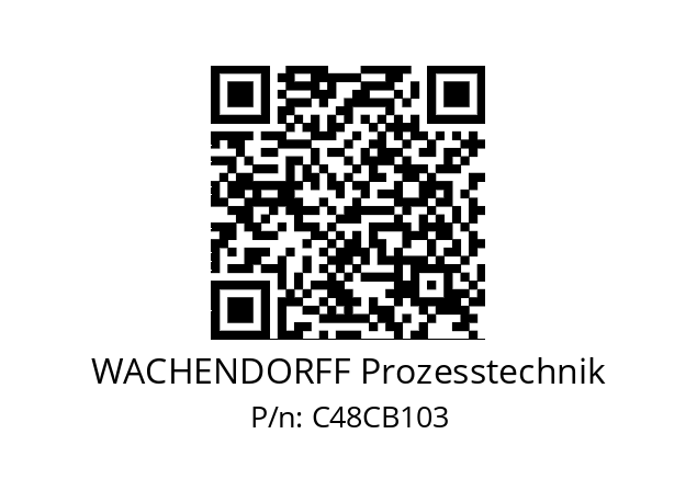   WACHENDORFF Prozesstechnik C48CB103