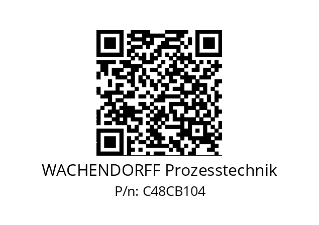   WACHENDORFF Prozesstechnik C48CB104