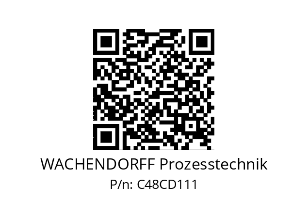   WACHENDORFF Prozesstechnik C48CD111