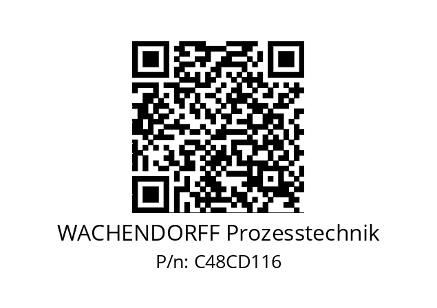   WACHENDORFF Prozesstechnik C48CD116