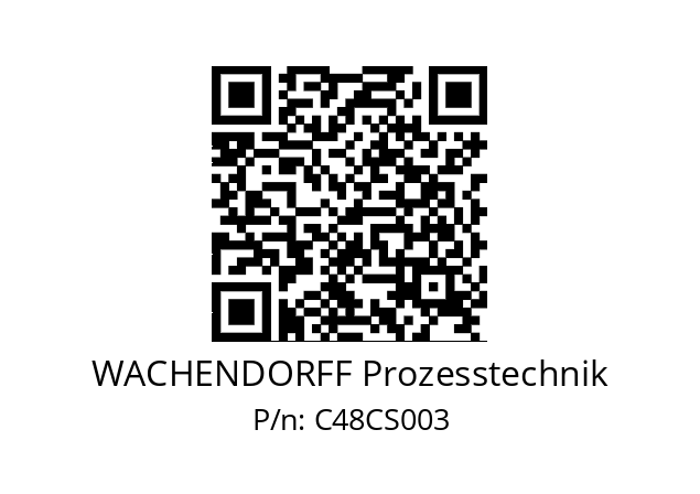   WACHENDORFF Prozesstechnik C48CS003