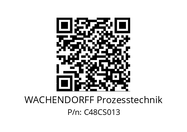   WACHENDORFF Prozesstechnik C48CS013