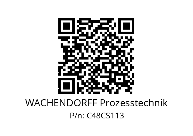   WACHENDORFF Prozesstechnik C48CS113