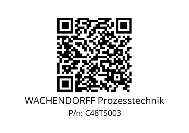   WACHENDORFF Prozesstechnik C48TS003