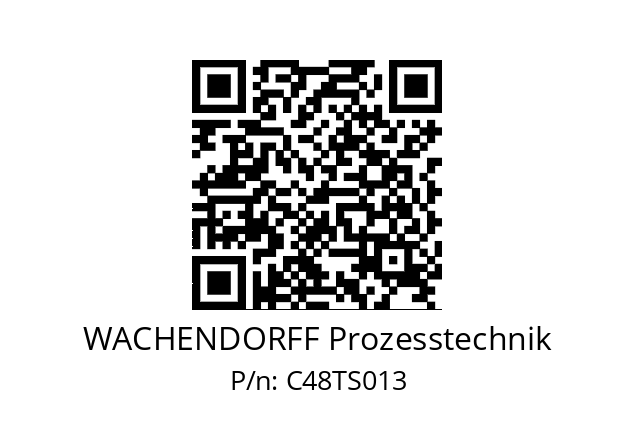   WACHENDORFF Prozesstechnik C48TS013