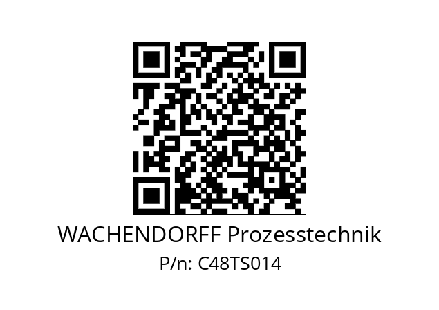   WACHENDORFF Prozesstechnik C48TS014