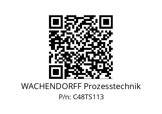   WACHENDORFF Prozesstechnik C48TS113