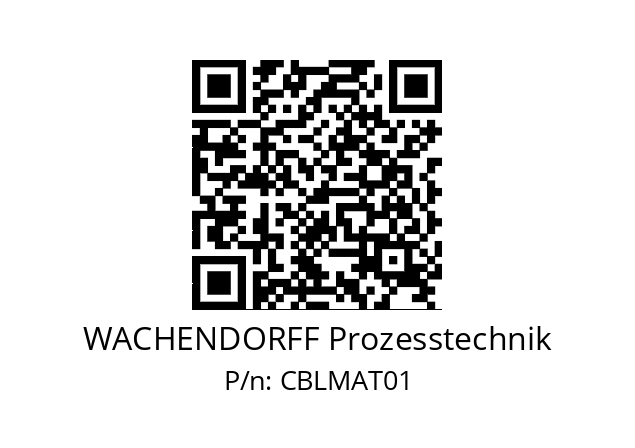   WACHENDORFF Prozesstechnik CBLMAT01