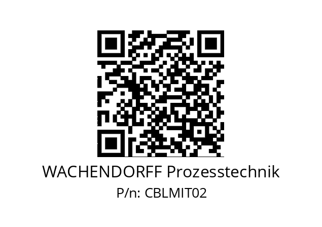   WACHENDORFF Prozesstechnik CBLMIT02