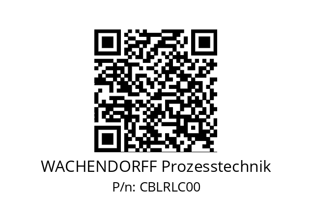   WACHENDORFF Prozesstechnik CBLRLC00