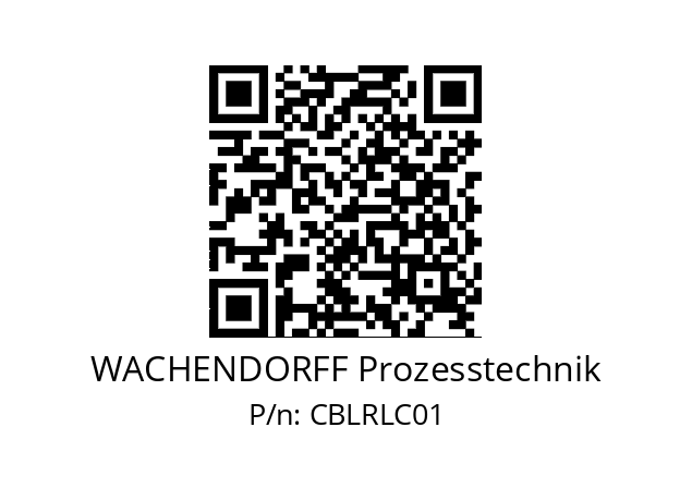   WACHENDORFF Prozesstechnik CBLRLC01