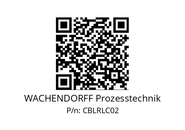   WACHENDORFF Prozesstechnik CBLRLC02