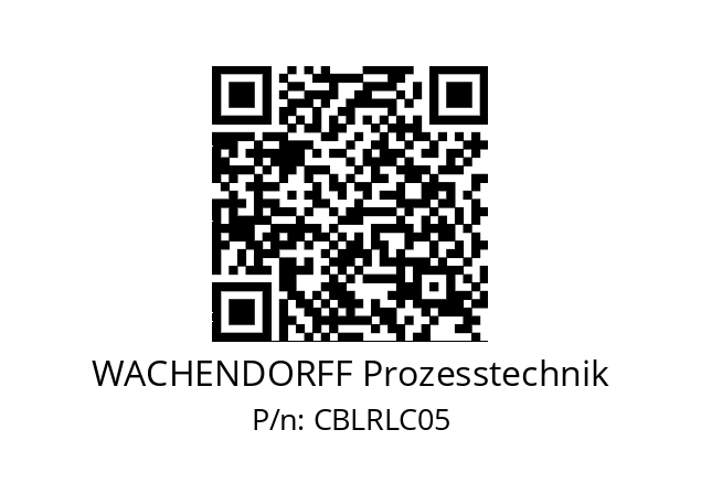   WACHENDORFF Prozesstechnik CBLRLC05