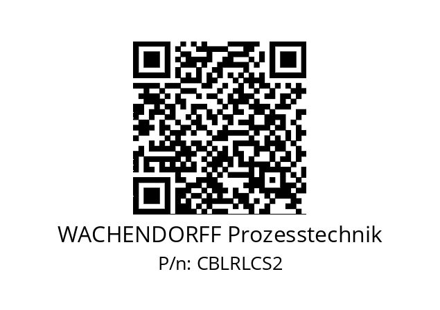   WACHENDORFF Prozesstechnik CBLRLCS2