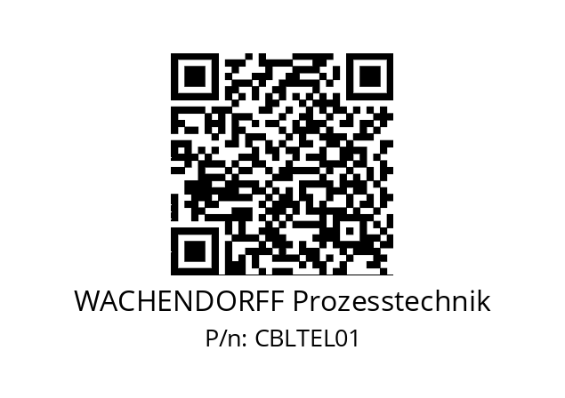   WACHENDORFF Prozesstechnik CBLTEL01