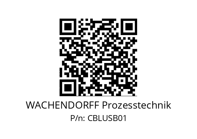   WACHENDORFF Prozesstechnik CBLUSB01