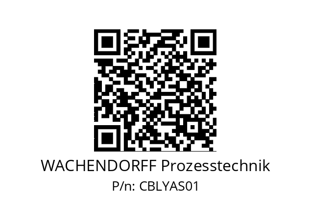   WACHENDORFF Prozesstechnik CBLYAS01