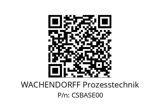   WACHENDORFF Prozesstechnik CSBASE00