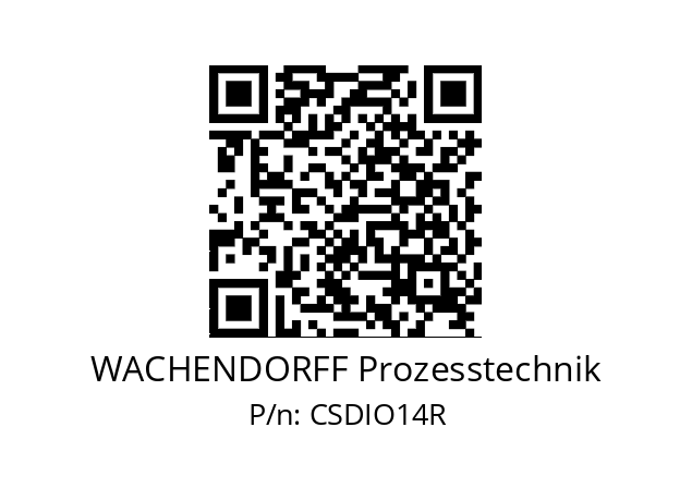   WACHENDORFF Prozesstechnik CSDIO14R