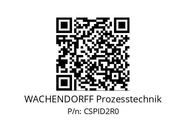   WACHENDORFF Prozesstechnik CSPID2R0