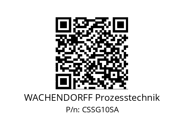   WACHENDORFF Prozesstechnik CSSG10SA