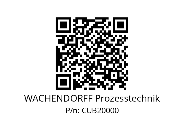   WACHENDORFF Prozesstechnik CUB20000