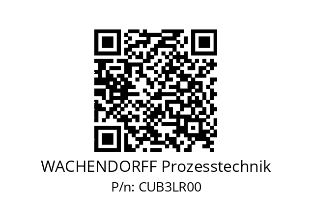   WACHENDORFF Prozesstechnik CUB3LR00