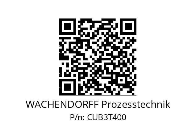   WACHENDORFF Prozesstechnik CUB3T400