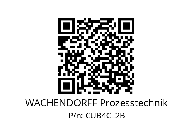   WACHENDORFF Prozesstechnik CUB4CL2B