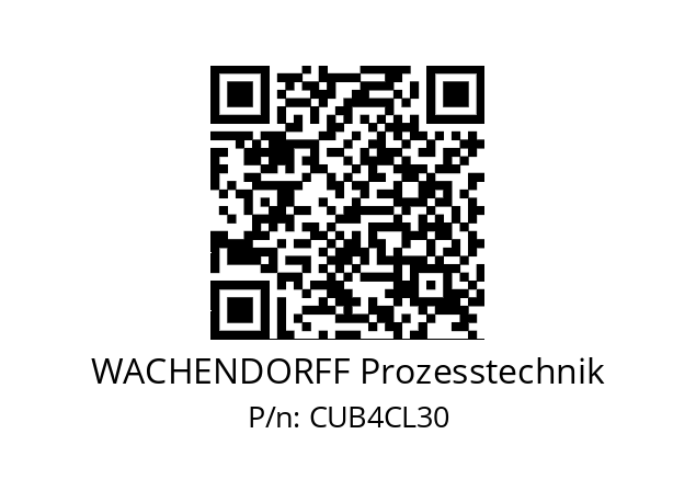   WACHENDORFF Prozesstechnik CUB4CL30