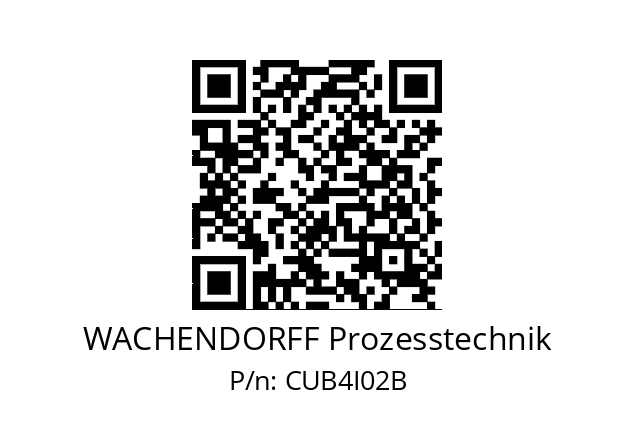   WACHENDORFF Prozesstechnik CUB4I02B