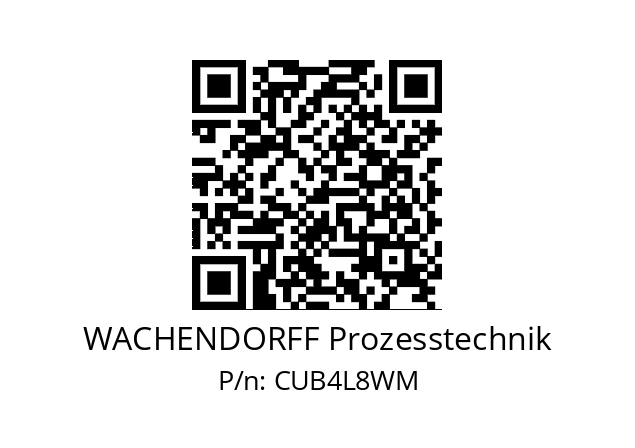   WACHENDORFF Prozesstechnik CUB4L8WM