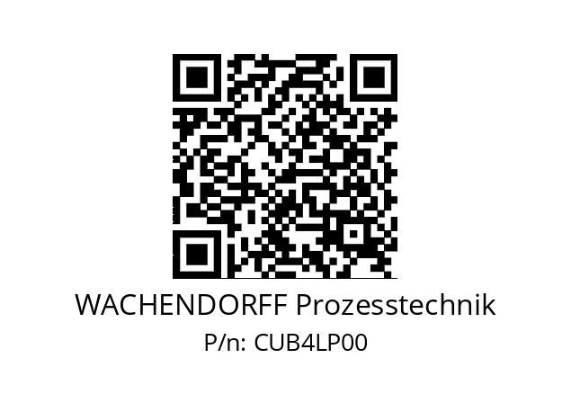   WACHENDORFF Prozesstechnik CUB4LP00