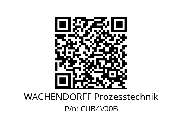   WACHENDORFF Prozesstechnik CUB4V00B