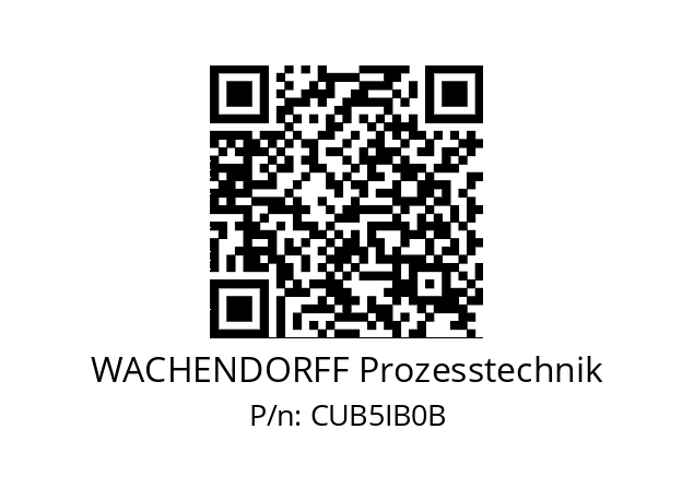   WACHENDORFF Prozesstechnik CUB5IB0B